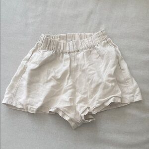 Women's Cream Shorts